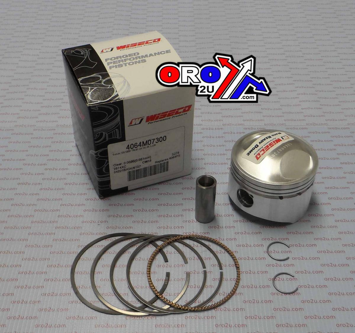 PISTON KIT GS1000 78-81 73.00 WISECO 4064M07300 ROAD SUZUKI