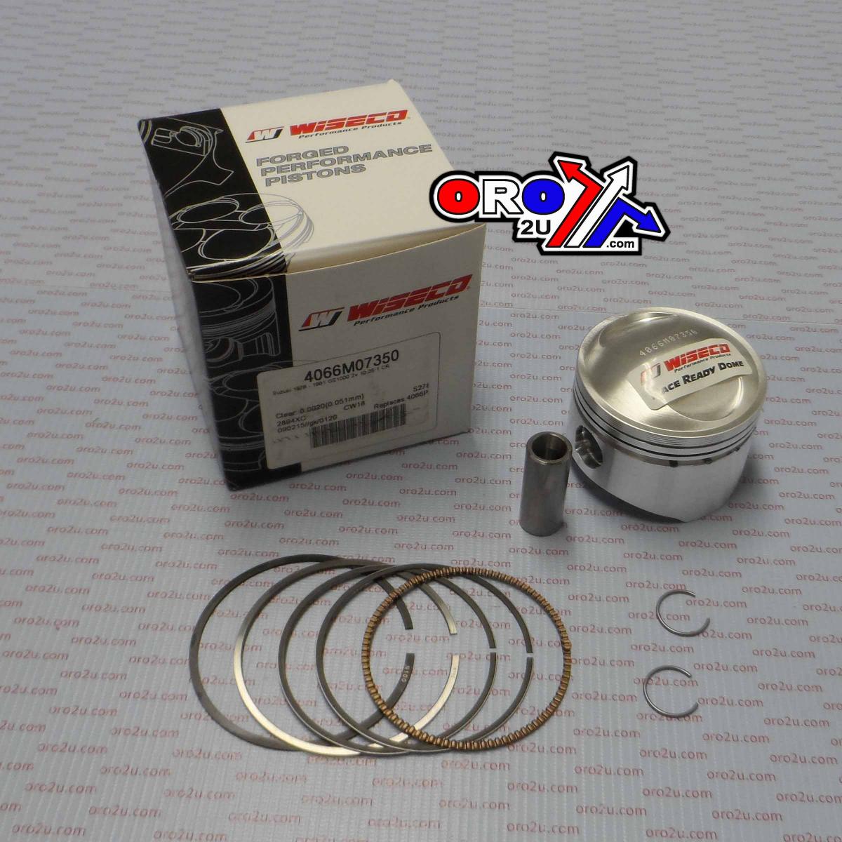 PISTON KIT GS1000 78-81 73.50 WISECO 4066M07350 ROAD SUZUKI