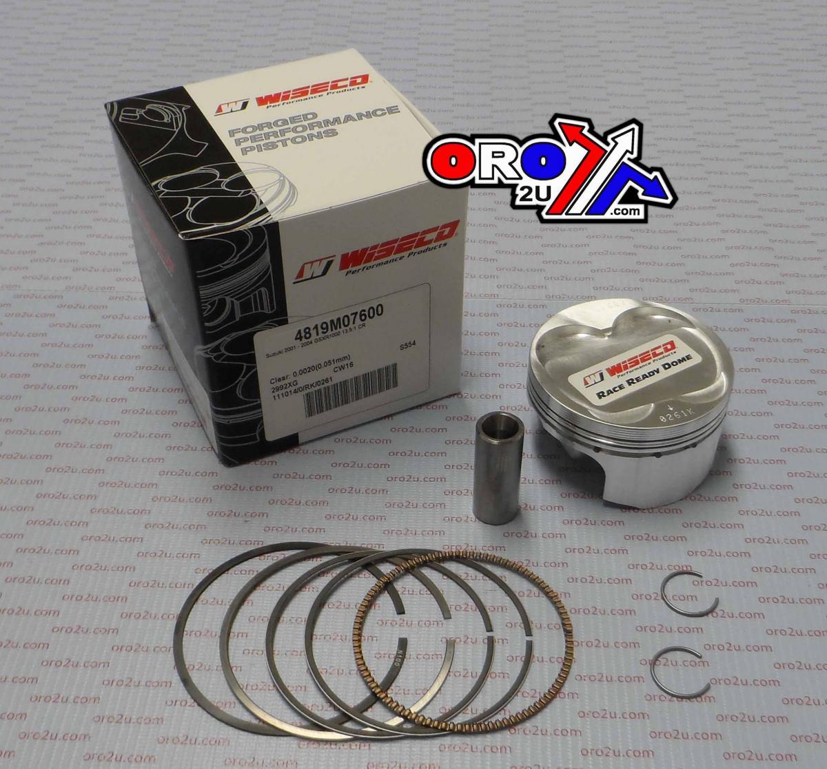PISTON KIT GSXR1000 01-04 7300 WISECO 4771M07300 ROAD SUZUKI