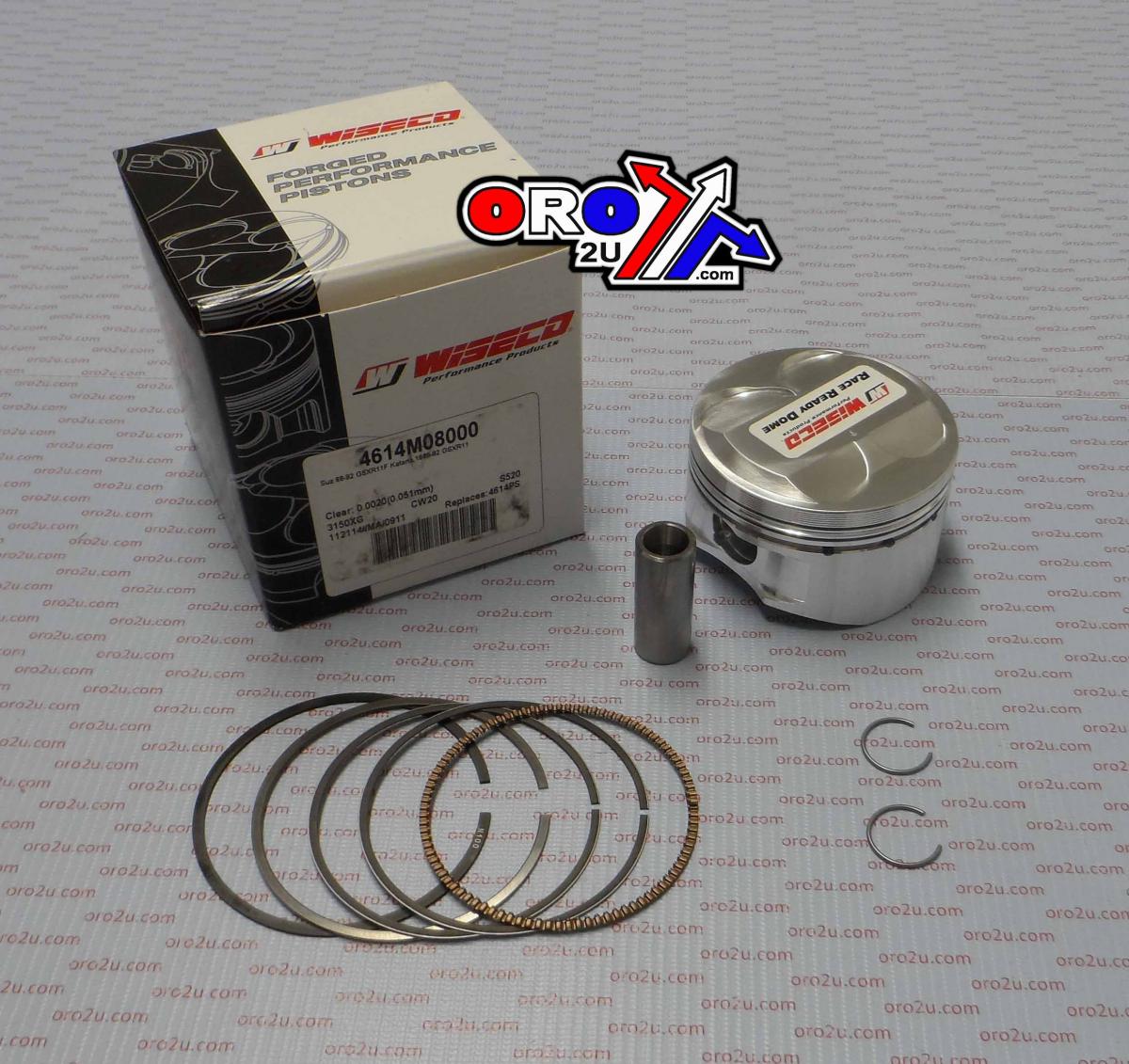 PISTON KIT GSXR1100 89-92 8000 WISECO 4614M08000 ROAD SUZUKI