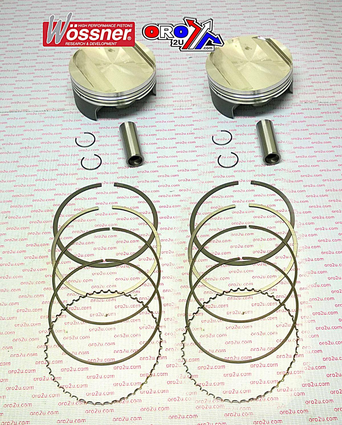 WOSSNER 100mm PISTON KIT DUCATI ALL 998, 999S