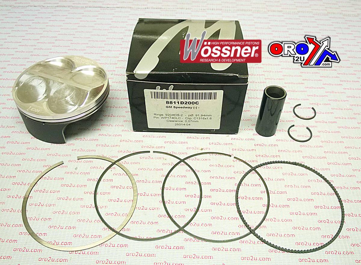 WOSSNER 90mm PISTON KIT E, GM SPEEDWAY ENGINE