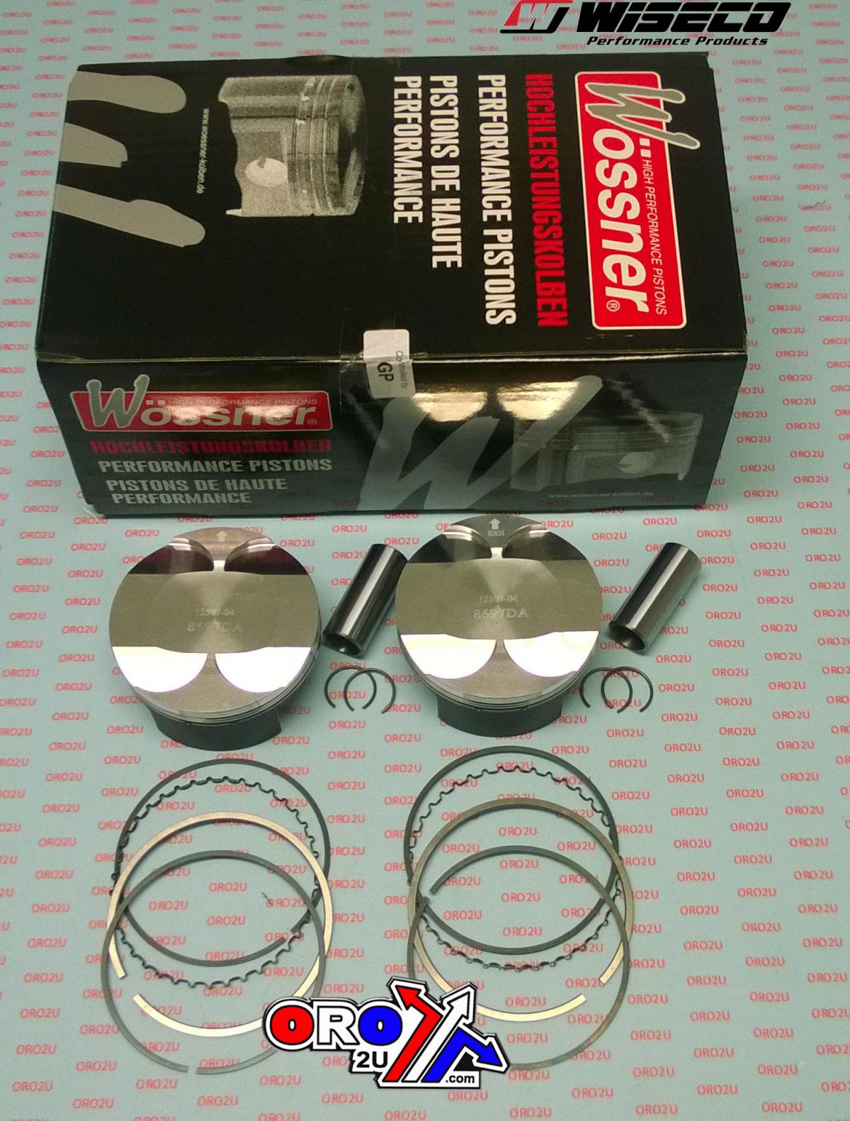 WOSSNER 83mm PISTON KIT KAWASAKI EX650 NINJA 2006-2008 (X2)
