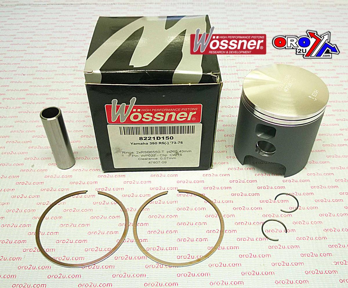 WOSSNER 65.25mm PISTON KIT YAMAHA RS350 1973-1975
