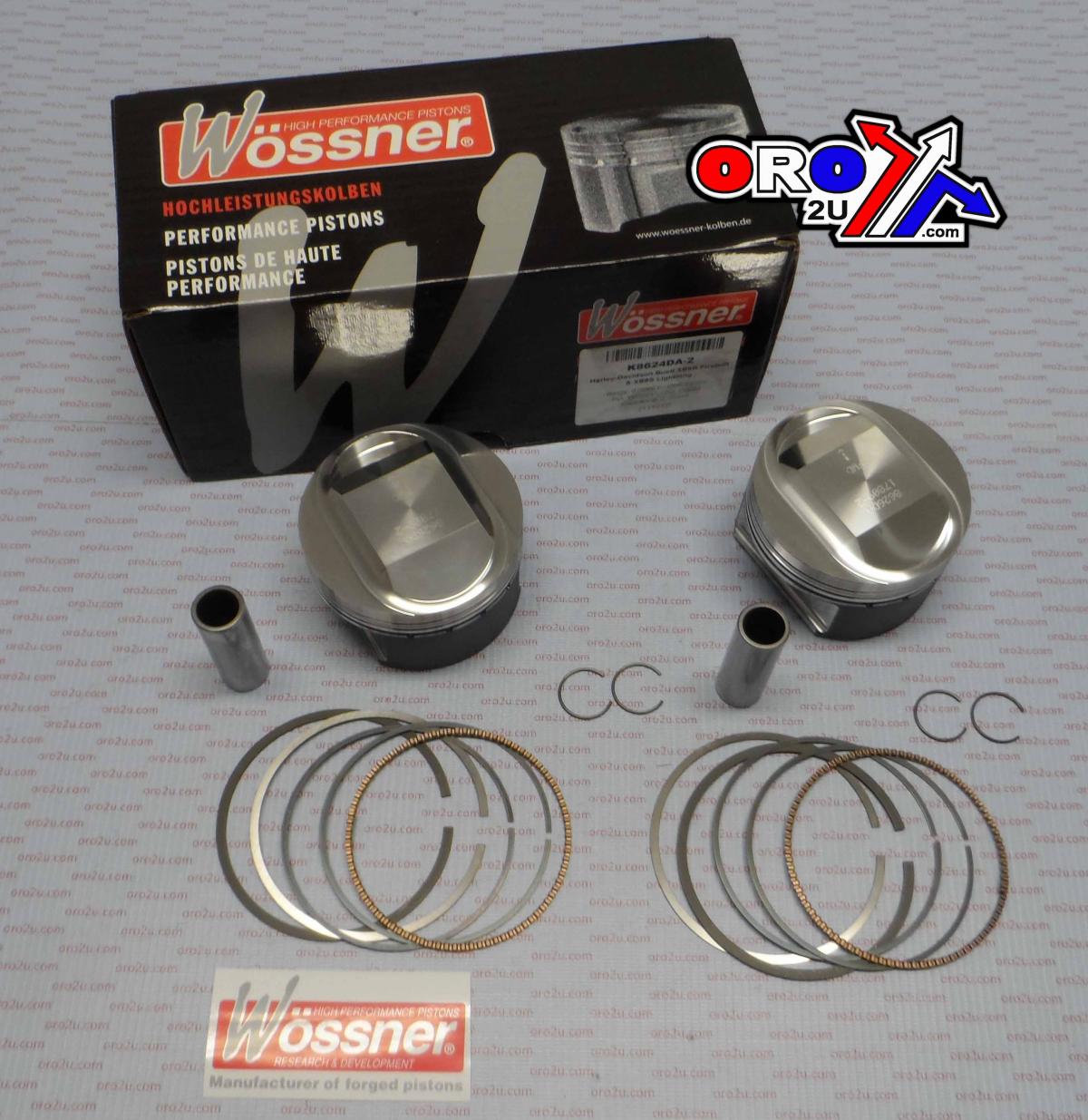 WOSSNER 97mm PISTON KIT BUELL XB9R FIREBOLT/LIGHTNING, COMP. 12.3:1