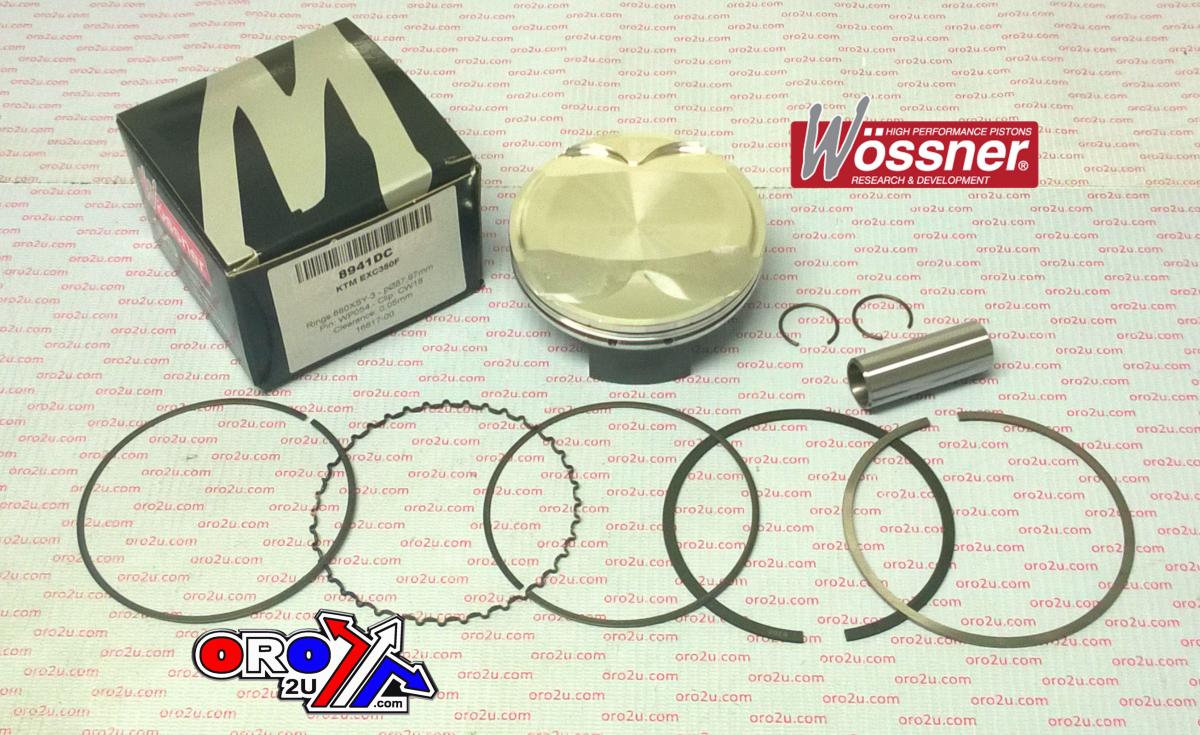WOSSNER 88mm PISTON KIT C, KTM 350 EXC-F 17-19 COMP 12.5:1
