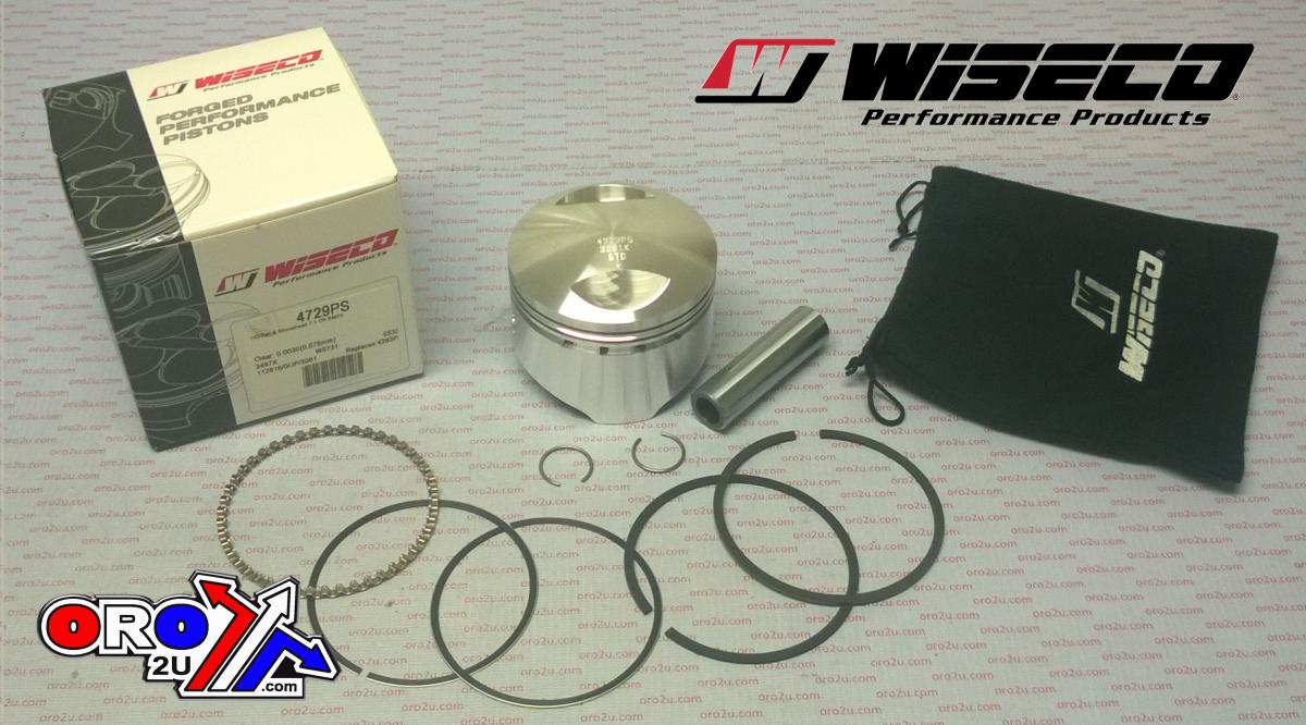 WISECO 3.497" PISTON KIT HARLEY DAVIDSON 1340 SHOVELHEAD Comp: 7:1 Domed