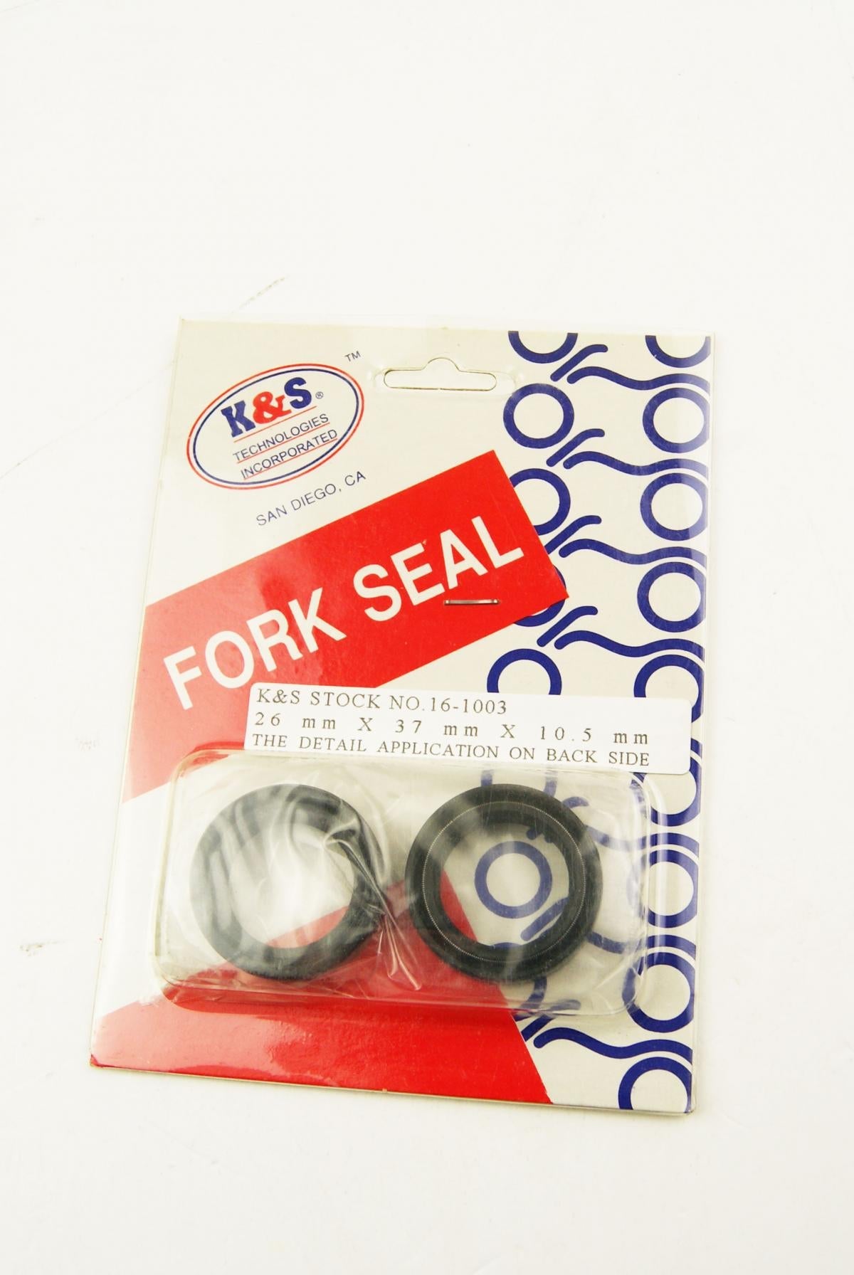 FORK OIL SEAL SET 26x37x10.5 KS16-1003