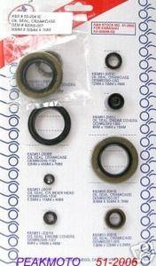 K&S ENGINE OIL SEAL SET KAW/ASAKI KX500 1989-2004, 9pcs