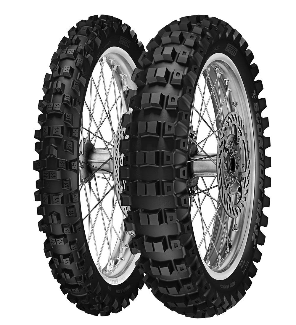 PIRELLI 90/100-21 MX32 MID HARD SCORPION TYRE