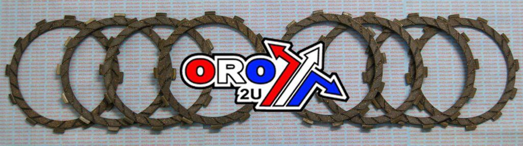 CLUTCH FRICTION PLATE SET/8, KAWASAKI 85-86 KX250/420 81, LT-F 400/500