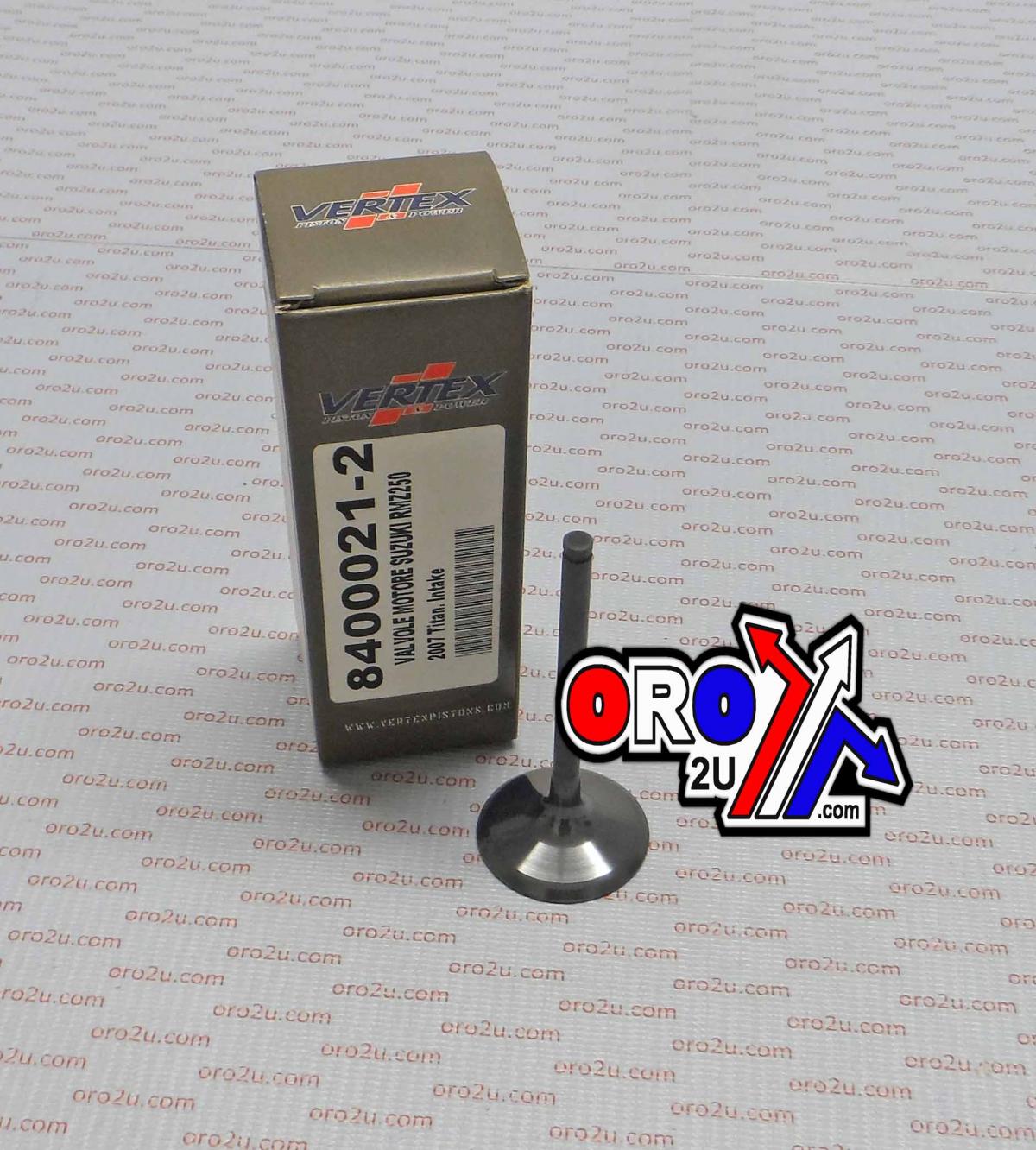 VERTEX TITANIUM INTAKE VALVE SUZUKI RM-Z250 2007-2015