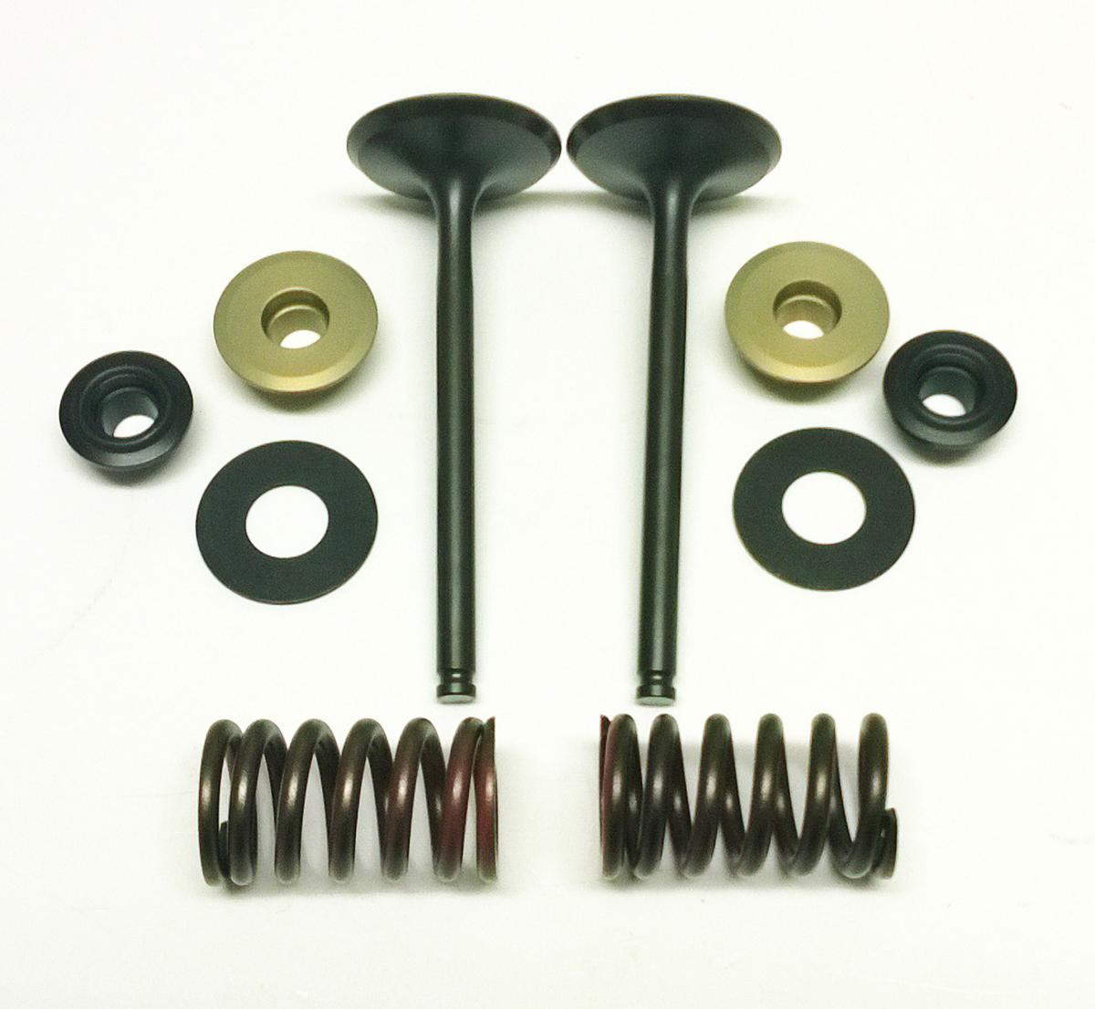 PSYCHIC EXHAUST VALVE+SPRING KIT KAWASAKI KX450F 06-08, KFX450R 08-14