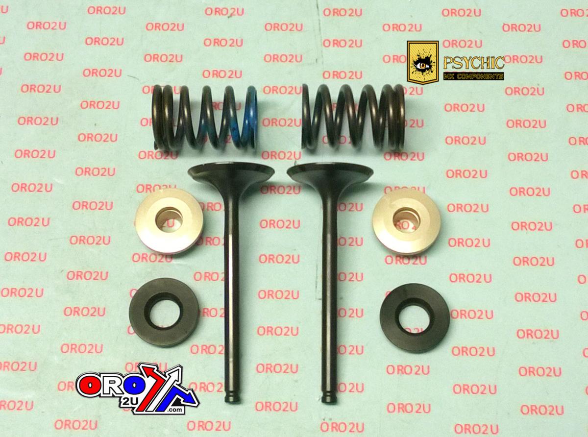 PHYCHIC EXHAUST VALVE+SPRING KIT SUZUKI RM-Z 450 2008-2024, RMX450Z 2010-2019