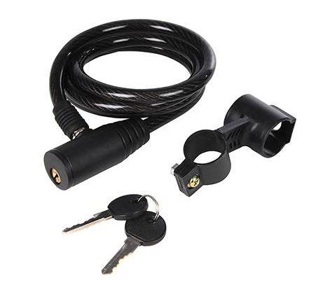 CABLE LOCK + BRACKET 10mm x 1200mm