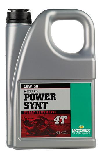 4L MOTOREX POWER SYNT 4T 10W50, FULLY SYNTHETIC OIL