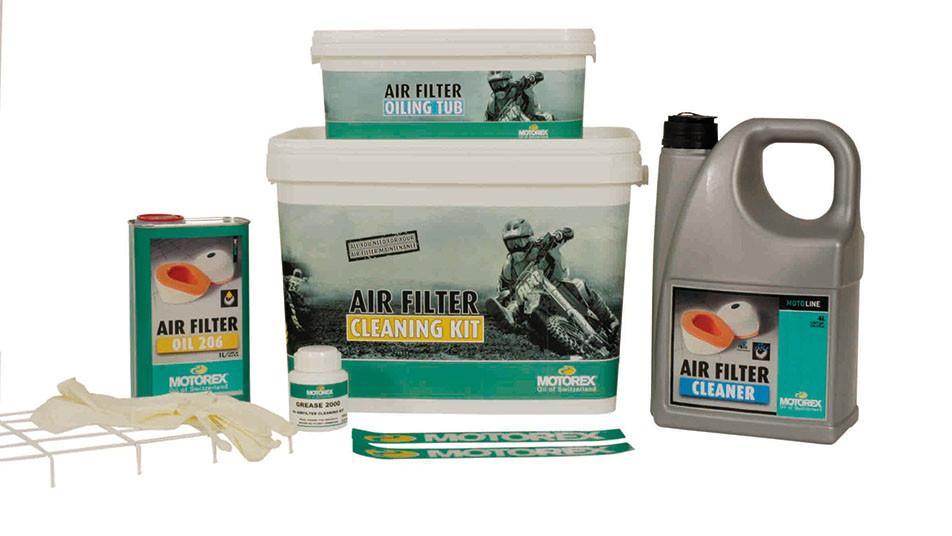 MOTOREX COMPLETE AIR FILER CLEANING KIT
