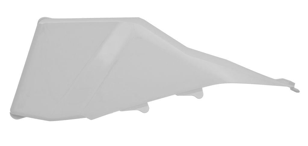 R-TECH WHITE LEFT AIRBOX COVER KTM 125-500 EXC/EXC-F 08-11, SX/SX-F 07-10