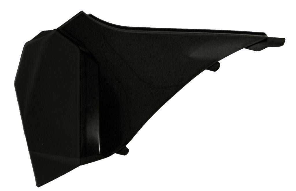R-TECH BLACK LEFT AIRBOX COVER KTM 125-500 EXC/EXC-F 12-13, SX/SX-F 11-12