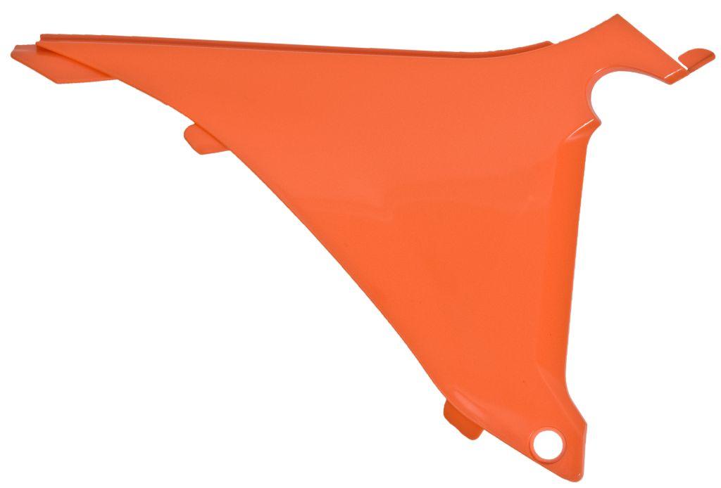 R-TECH R/H ORANGE AIRBOX COVER KTM 125-500 EXC/EXC-F 12-13, SX 125-250 2011