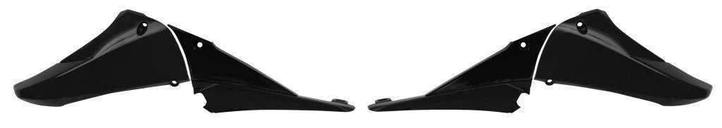 R-TECH BLACK UPPER RADIATOR SCOOPS YAMAHA YZ450F 2010-2013