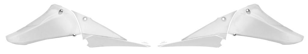 R-TECH WHITE UPPER RADIATOR SCOOPS YAMAHA YZ450F 2010-2013