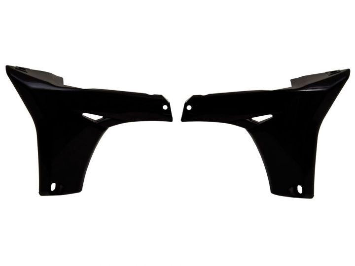R-TECH BLACK LOWER RADIATOR SCOOPS YAMAHA YZ450F 2010-2013