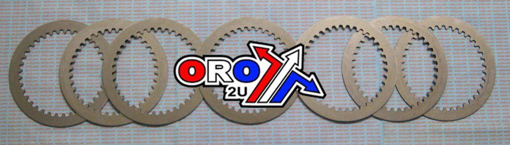 CLUTCH PLATE STEEL SET/7 KAWASAKI KX KDX, 250 500 88-00, MX-03509S