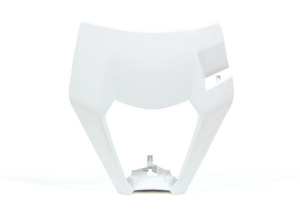R-TECH WHITE FRONT HEADLIGHT MASK KTM EXC/EXC-F 2017-2019