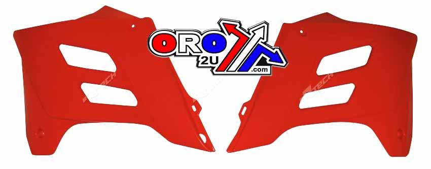 R-TECH RED RADIATOR SCOOPS GAS GAS EC/MX 125-450 2004-2006, FSR450 04-06