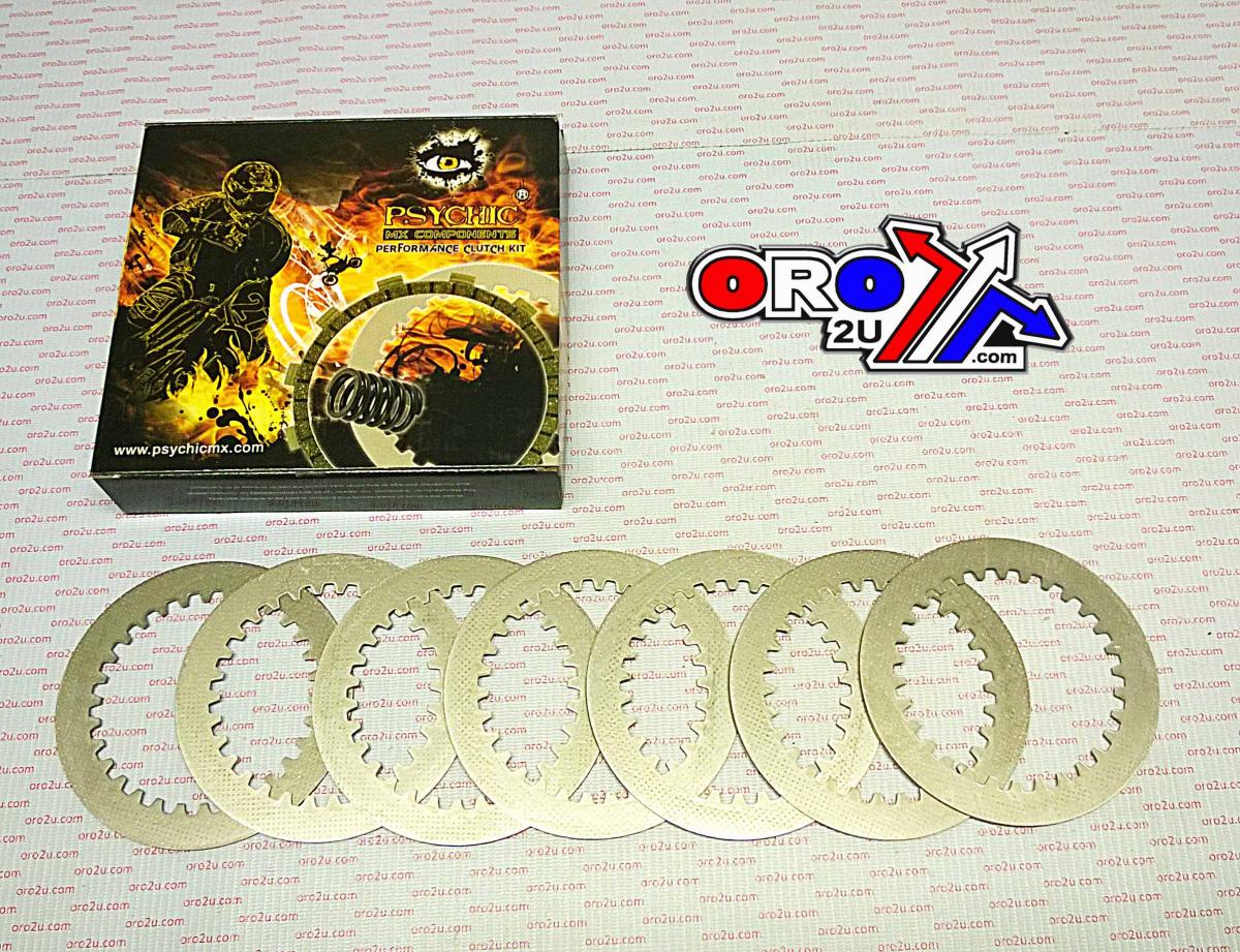 CLUTCH PLATE STEEL SET/7 KAWASAKI KX125 1993, KDX200 89-94, MX-03532S
