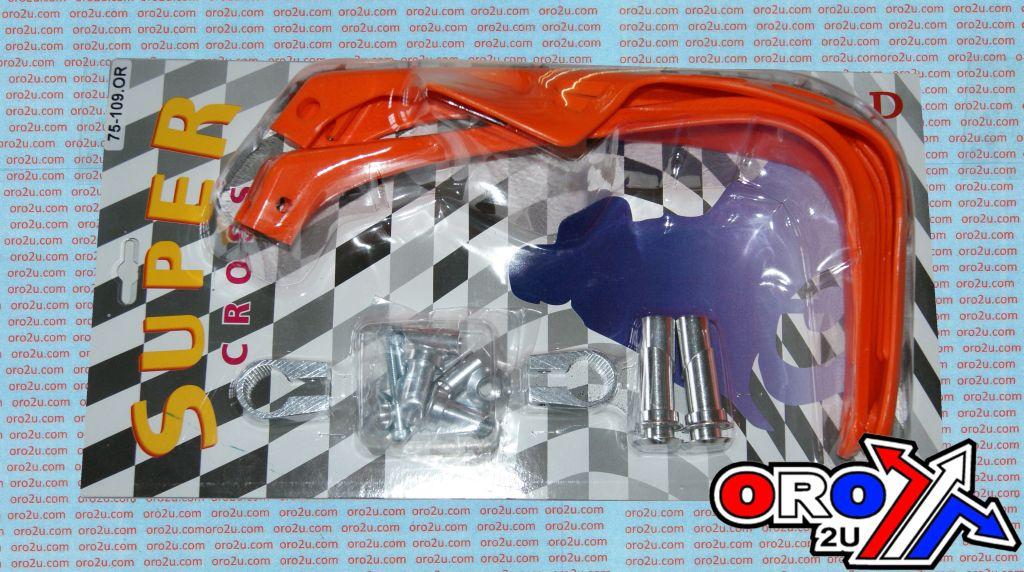 ORANGE PRO HAND GUARDS + FITTING KIT