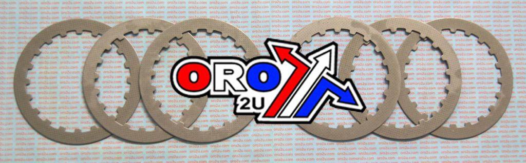 CLUTCH PLATE STEEL SET/6, YAMAHA YZ125 88-90, MX-03225S