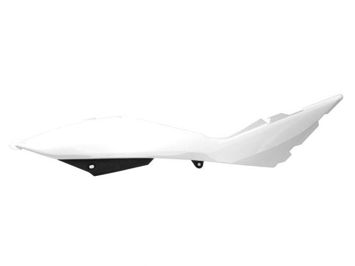 R-TECH WHITE REAR SCOOP+SIDE PANEL HUSQVARNA TC/TE 449/511 2011 2013