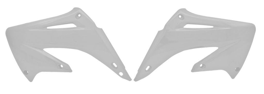 R-TECH WHUITE RADIATOR SCOOP HONDA CR125R 2002-2007, CR250R 2002-2007