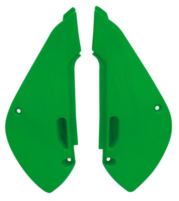 R-TECH GREEN SIDE PANELS KAWASAKI KX65 2000-2024, SUZUKI RM65 2003-2005