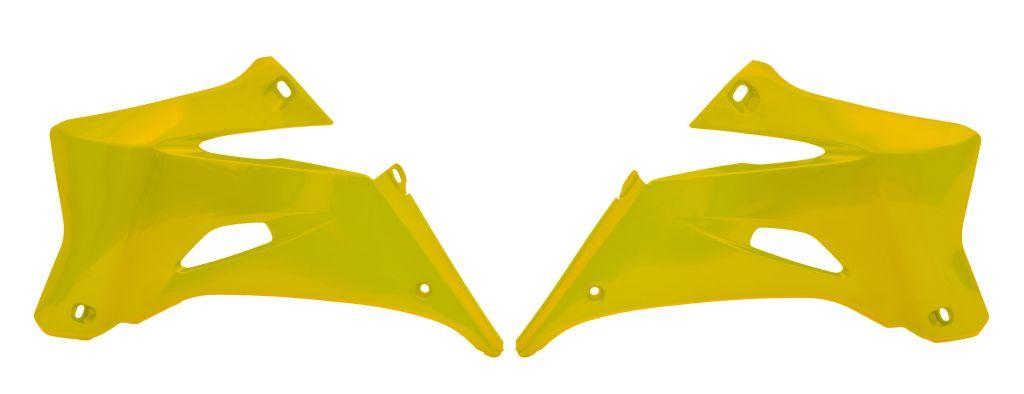 R-TECH YELLOW RADIATOR SCOOPS YAMAHA YZ250F 2006-2009, YZ450F 2006-2009