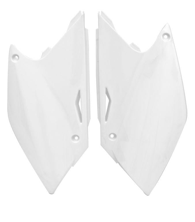 R-TECH WHITE SIDE PANELS KAWASAKI KX250F 2004-2005, SUZUKI RM-Z250 04-06