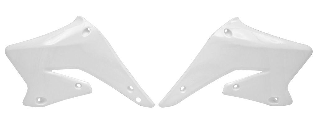 R-TECH WHITE RADIATOR SCOOPS SUZUKI RM-Z250 2004-2006