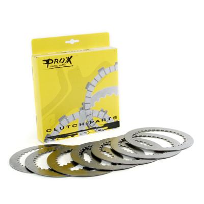 CLUTCH PLATE STEEL SET KX250F 04-20, RMZ250 04-22, PROX 16.S43025 MADE IN JAPAN