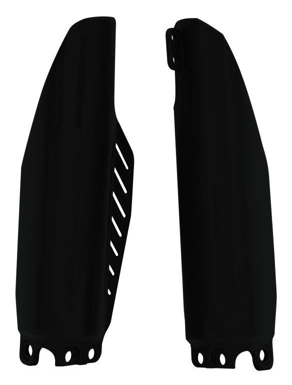 R-TECH BLACK FORK GUARDS HONDA CR80 98-02, CR85 03-07, CRF150R 07-17