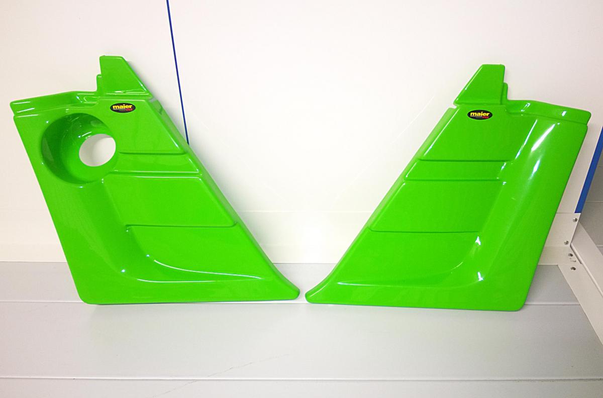 GREEN SIDE PANELS YAMAHA YXR450 RHINO 2006-2007, YXR660 RHINO 2004-2007