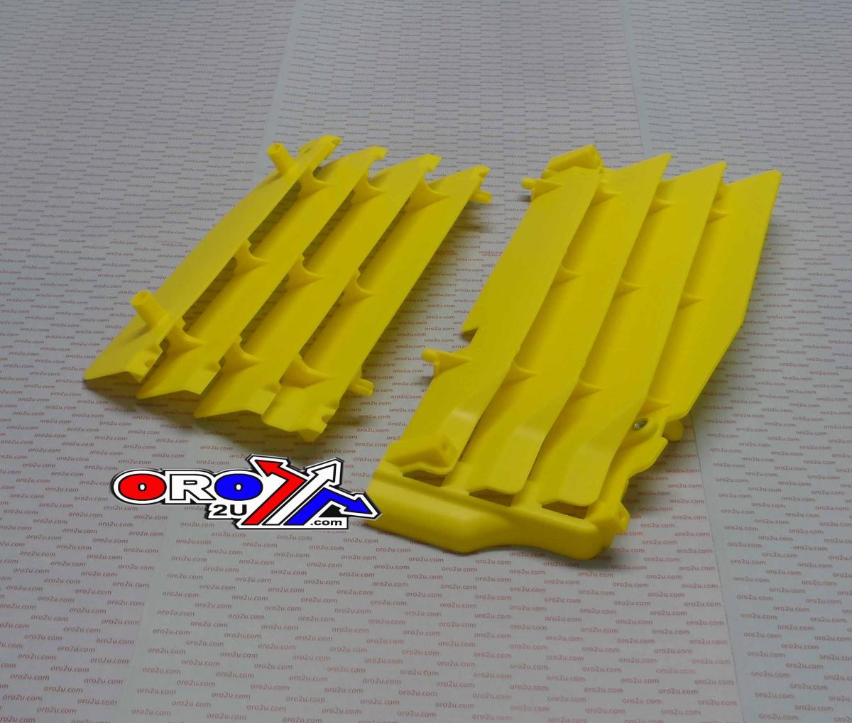 POLISPORT YELLOW RAD LOUVERS/COVERS SUZUKI RM-Z250 2010-2018