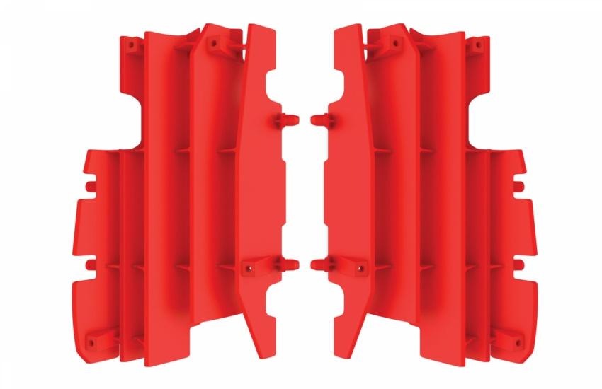 POLISPORT RED RAD LOUVERS/COVERS HONDA CR125/250 2005-2007
