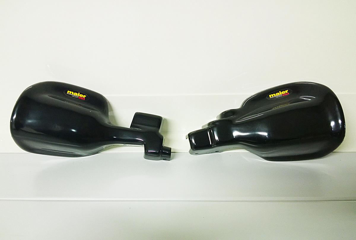 MAIER BLACK ATV HAND GUARDS KAWASAKI, DISC FRONT CABLE REAR