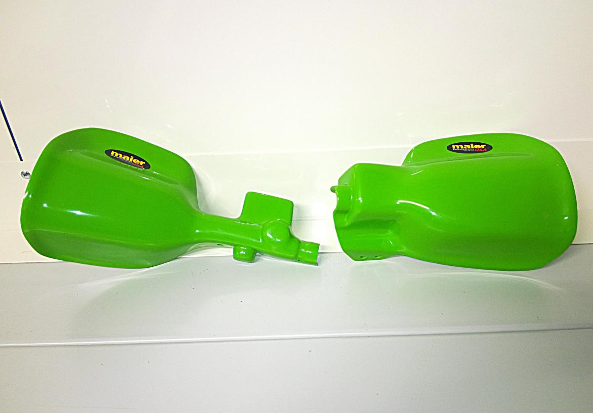 MAIER GREEN ATV HAND GUARDS KAWASAKI KFX400 03-06, SUZUKI LT-Z400 03-08