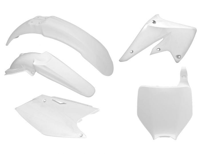 PLASTIC KIT/5 04-05 KXF250 WE WHITE RACETECH KITKXF-BN0-504