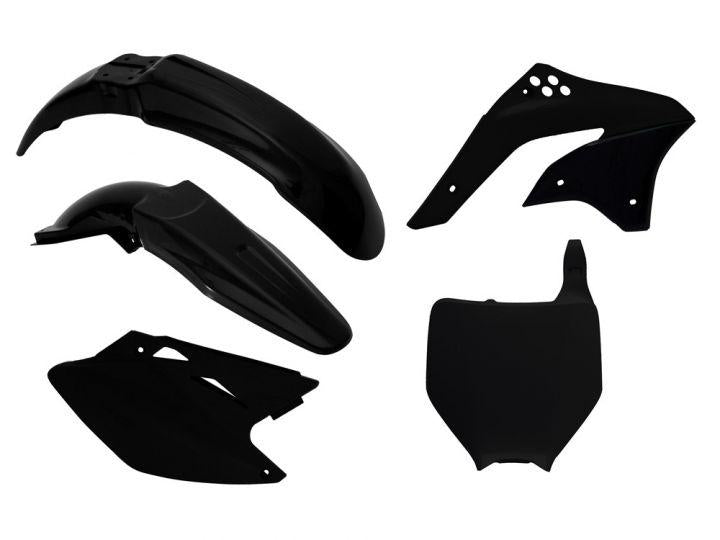R-TECH BLACK PLASTIC KIT/5 KAWASAKI KX450F 2006-2008