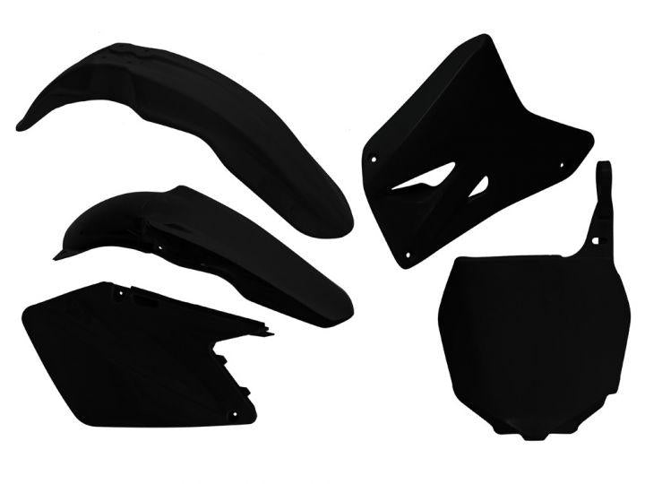 PLASTIC KIT/5 01-11 RM125/250 BLACK RACETECH KITRM0-NR0-502