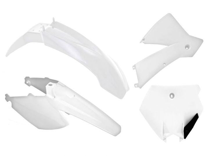 R-TECH WHITE PLASTIC KIT/4 KTM SX85 2006-2012